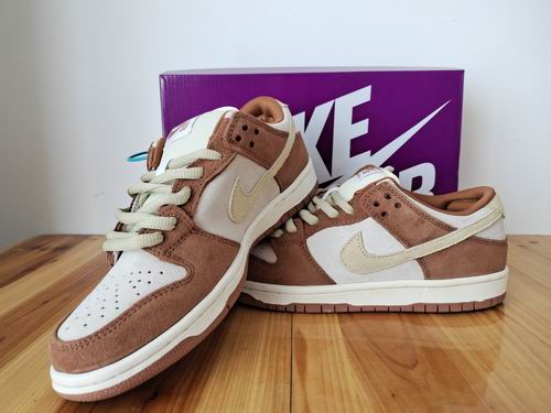 Cheap Nike Dunk Shoes Wholesale Men and Women Tan-182 - Click Image to Close